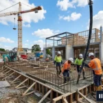 Posadzki betonowe – jak uzyskać gładką powierzchnię z wynajętą zacieraczką?